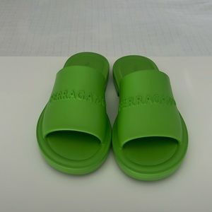 Men’s Ferragamo rubber sandals. Excellent condition used twice! Size 10.